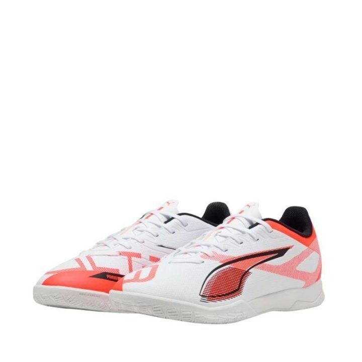 Futbolo bateliai Puma Ultra 5 Play IT, balti ir koraliniai
