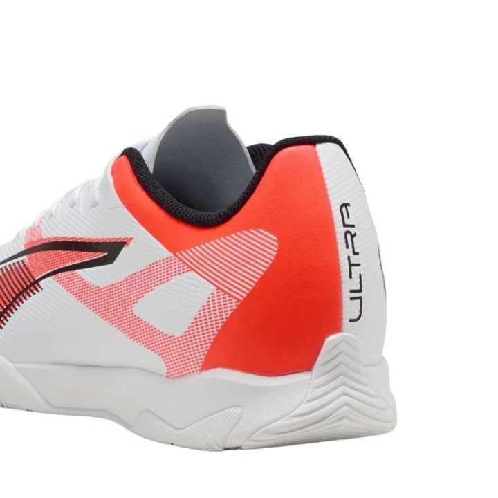 Futbolo bateliai Puma Ultra 5 Play IT, balti ir koraliniai