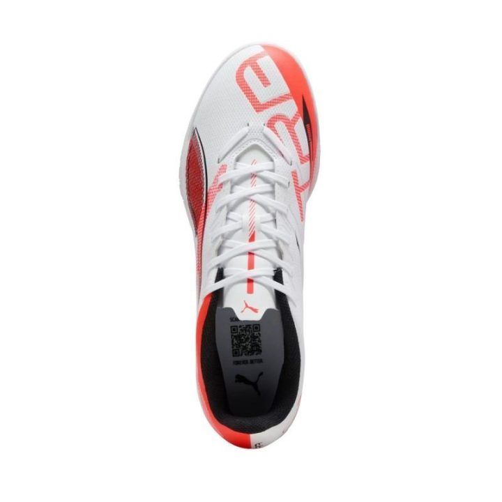 Futbolo bateliai Puma Ultra 5 Play IT, balti ir koraliniai