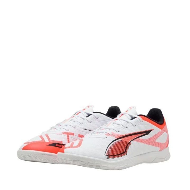 Futbolo bateliai Puma Ultra 5 Play IT, balti ir koraliniai