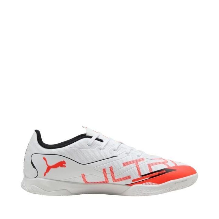 Futbolo bateliai Puma Ultra 5 Play IT, balti ir koraliniai