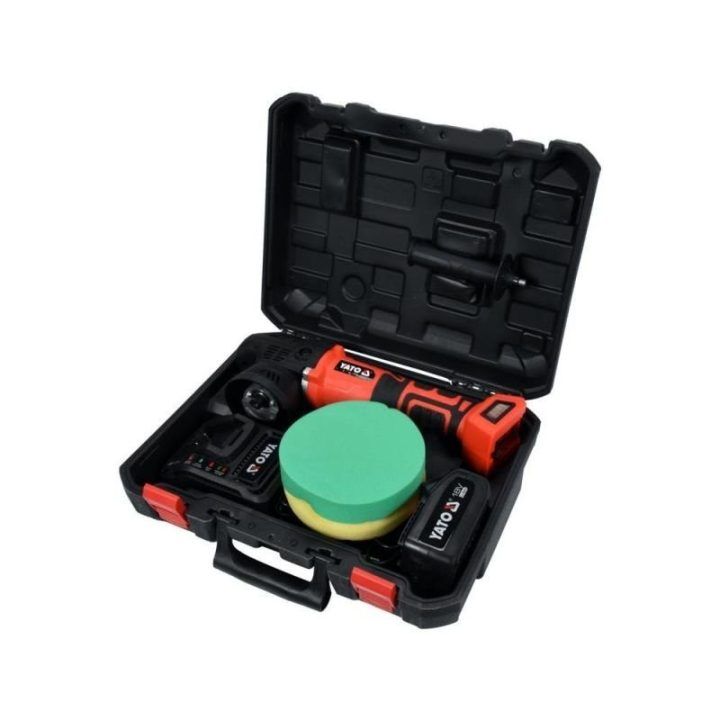 Eксcentrinė poliravimo mašina 18 V, 150 mm YATO