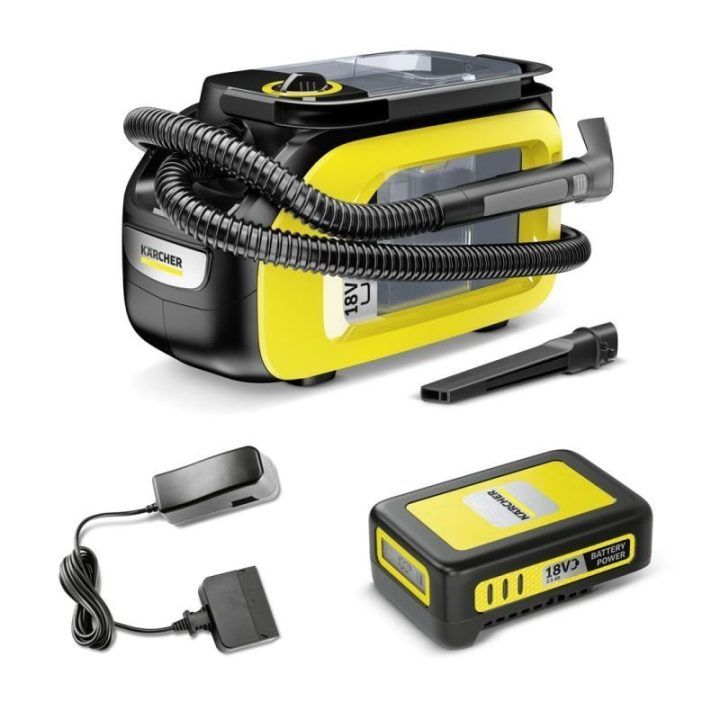 Akumuliatorinis plaunantis siurblys Karcher SE 3-18 Compact Battery Set
