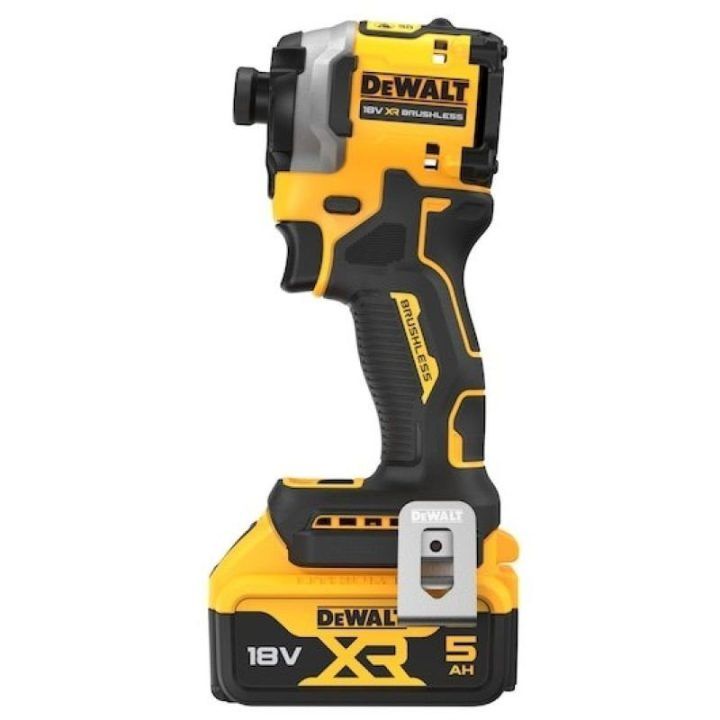 Smūginis veržliasukis DeWalt 18V su 2 akumuliatoriais 5,0 Ah