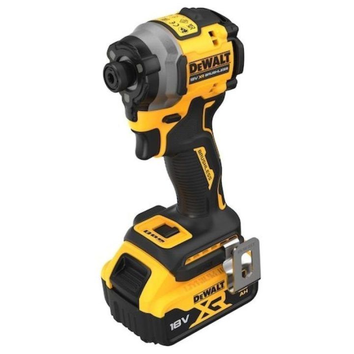 Smūginis veržliasukis DeWalt 18V su 2 akumuliatoriais 5,0 Ah
