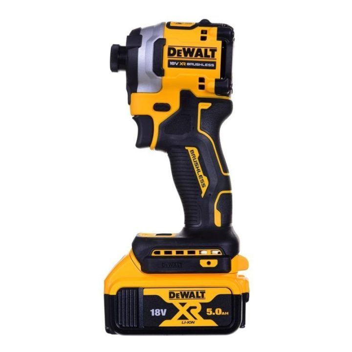Smūginis veržliasukis DeWalt 18V su 2 akumuliatoriais 5,0 Ah