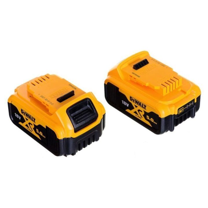 Smūginis veržliasukis DeWalt 18V su 2 akumuliatoriais 5,0 Ah