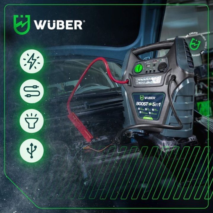 5 viename kompresorius su užvedimo funkcija WUBER W14270