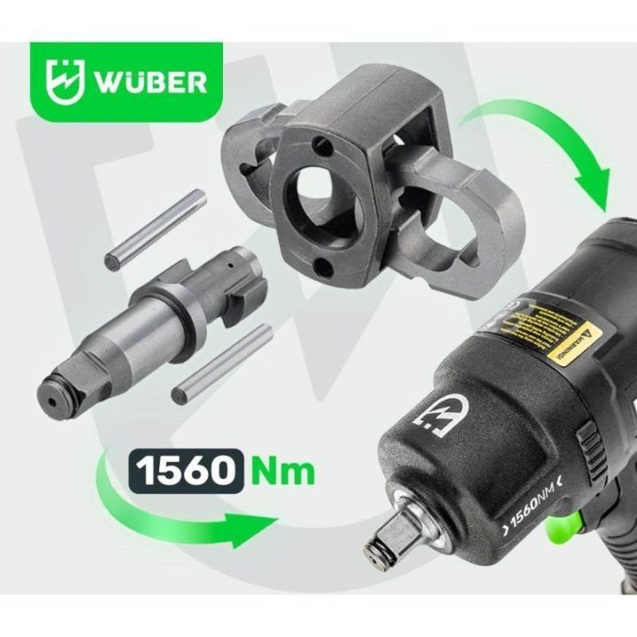 Pneumatinis smūginis raktas 1560 Nm Wuber