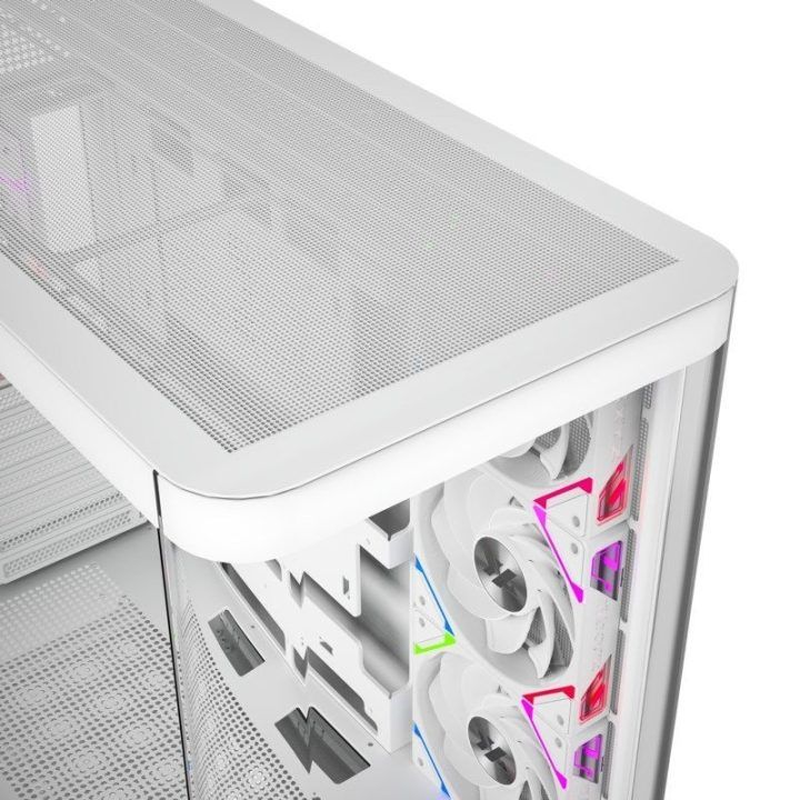 XYZ QUANTUM Midi Tower kompiuterio korpusas, baltas