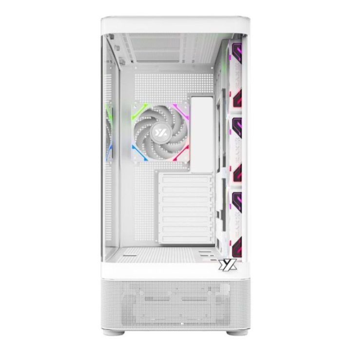 XYZ QUANTUM Midi Tower kompiuterio korpusas, baltas