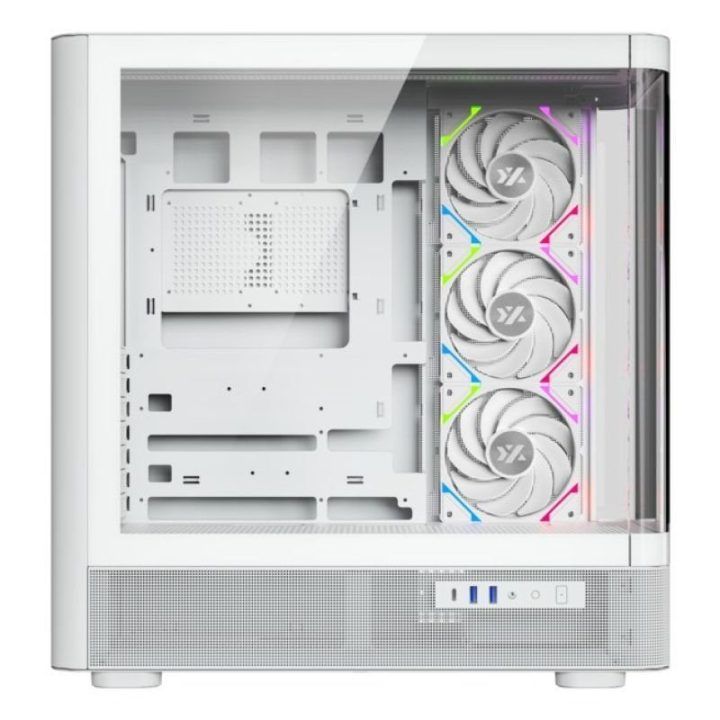 XYZ QUANTUM Midi Tower kompiuterio korpusas, baltas