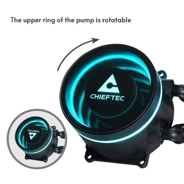 CPU skysčio aušinimo rinkinys Chieftec ICEBERG 240 RGB