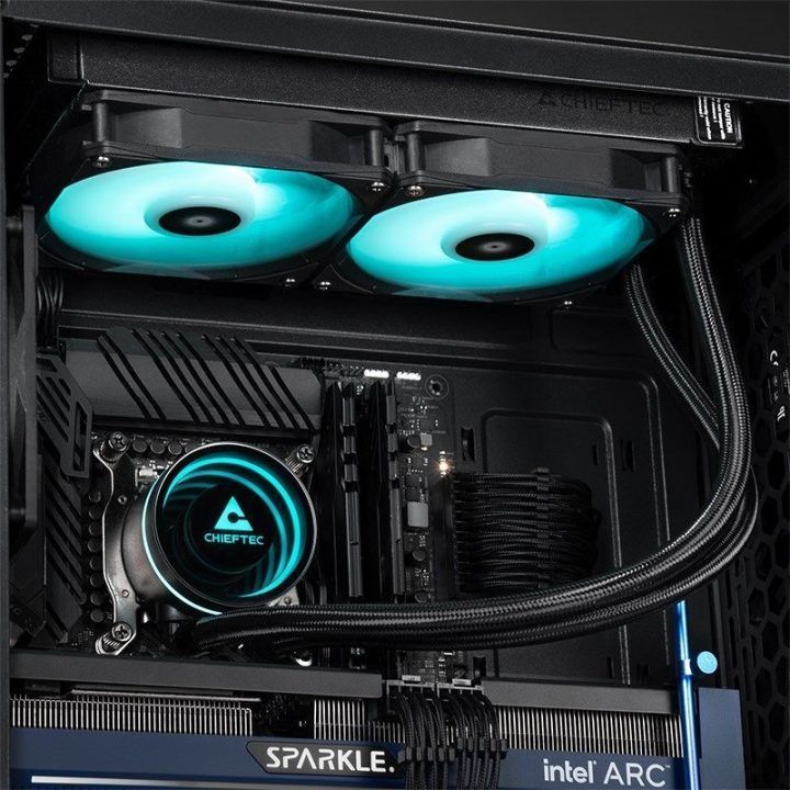 CPU skysčio aušinimo rinkinys Chieftec ICEBERG 240 RGB