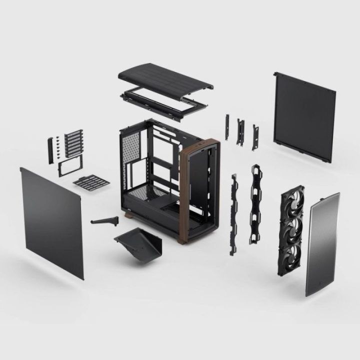 Kompiuterio korpusas Fractal Design Summit Black Solid, juodas