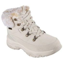Moteriški žieminiai batai Skechers Trego-Snow Worries, smėlio spalvos