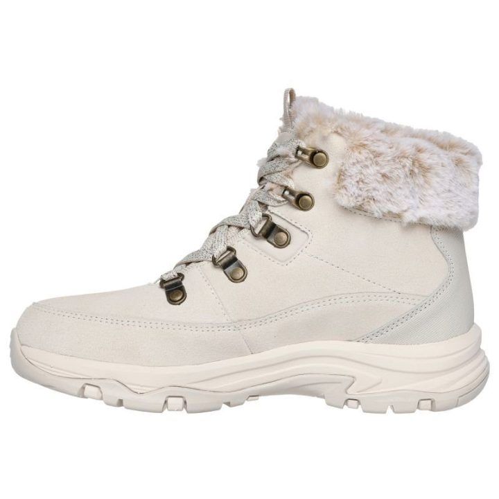 Moteriški žieminiai batai Skechers Trego-Snow Worries, smėlio spalvos