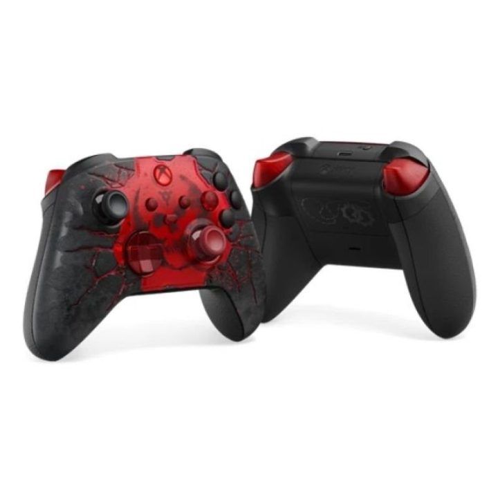 Xbox belaidis valdiklis Gears of War: E-Day Limited Edition, juodas ir raudonas