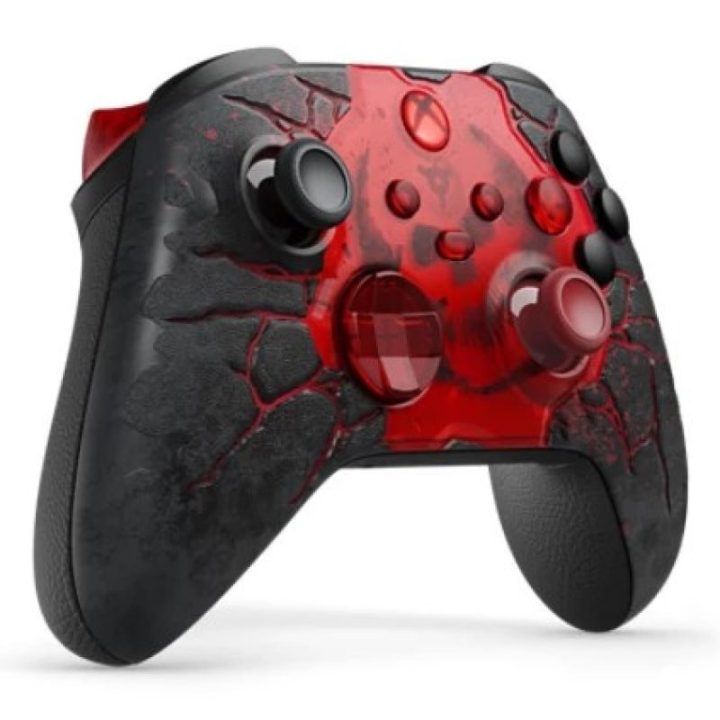 Xbox belaidis valdiklis Gears of War: E-Day Limited Edition, juodas ir raudonas
