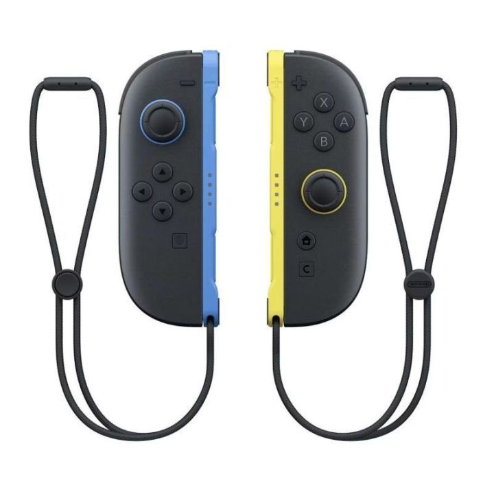 Nintendo Joy-Con 2 belaidis valdiklis, juodas su mėlyna ir geltona