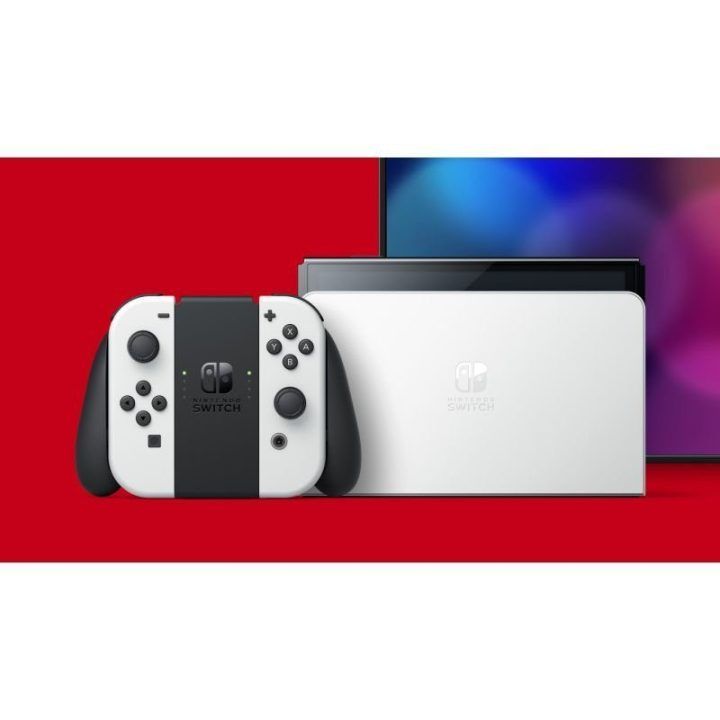 Nintendo Switch OLED žaidimų konsolė, balta