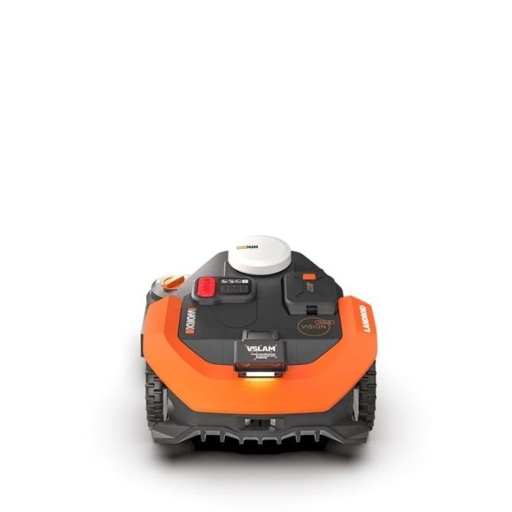 Robotinė vejapjovė WORX WR330E, juoda ir oranžinė