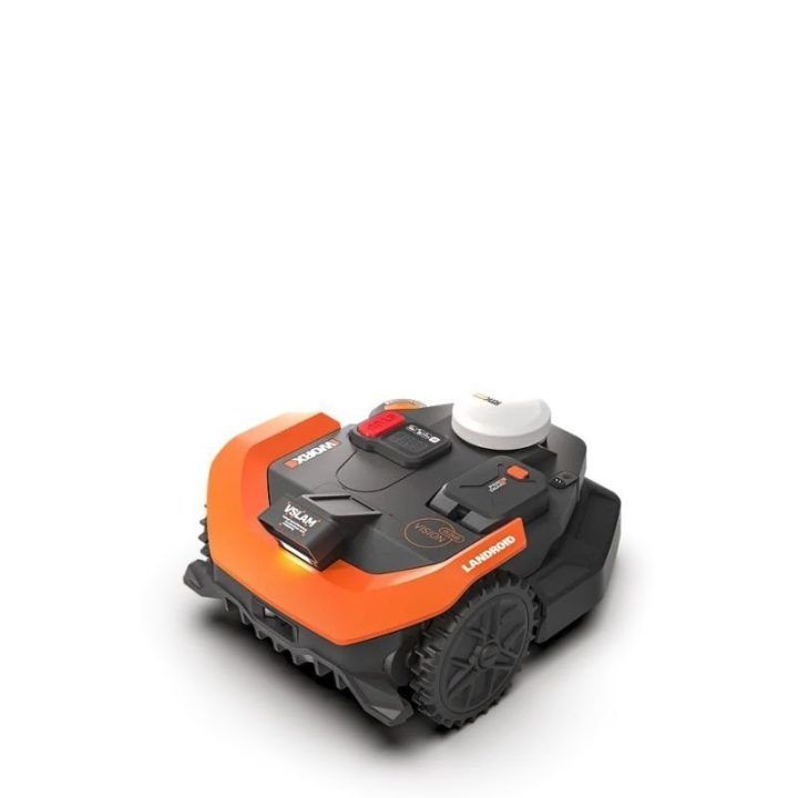 Robotinė vejapjovė WORX WR330E, juoda ir oranžinė