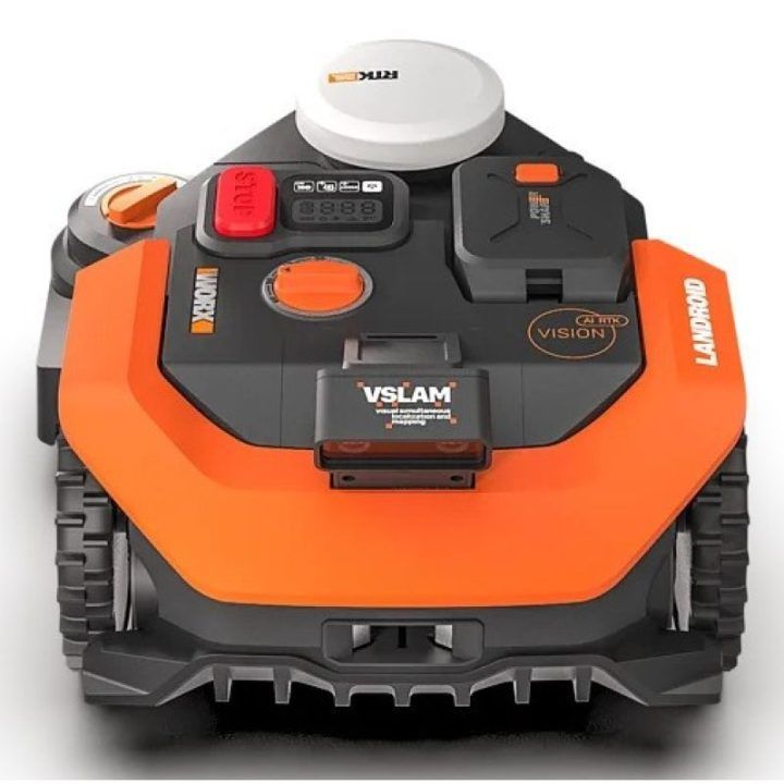 Robotas vejapjovė WORX WR308E, juoda ir oranžinė
