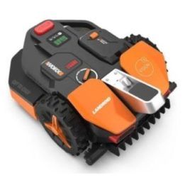 Robotas vejapjovė WORX Vision AI S250, juodas ir oranžinis
