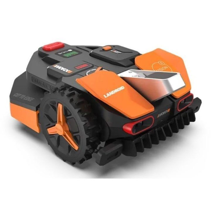 Robotas vejapjovė WORX Vision AI S250, juodas ir oranžinis