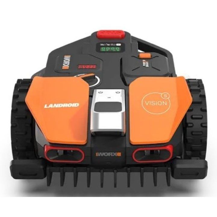 Robotas vejapjovė WORX Vision AI S250, juodas ir oranžinis
