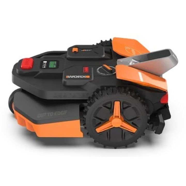 Robotas vejapjovė WORX Vision AI S250, juodas ir oranžinis