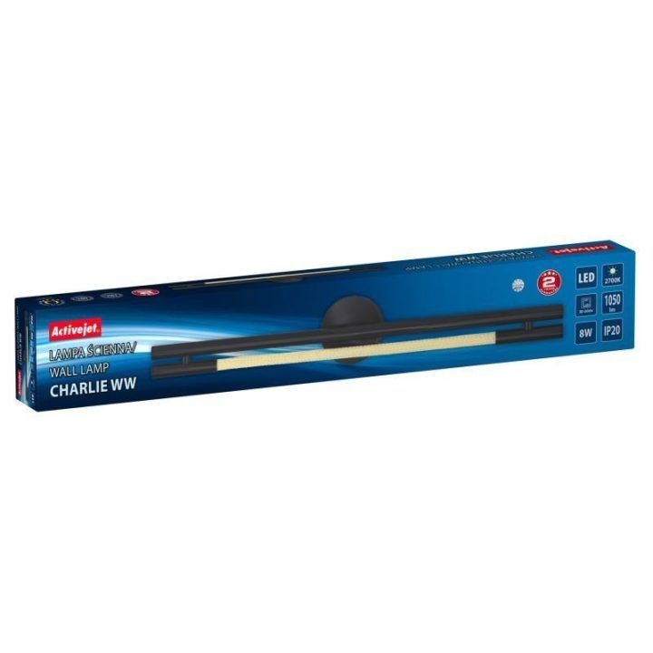 LED sieninis šviestuvas Activejet Charlie WW