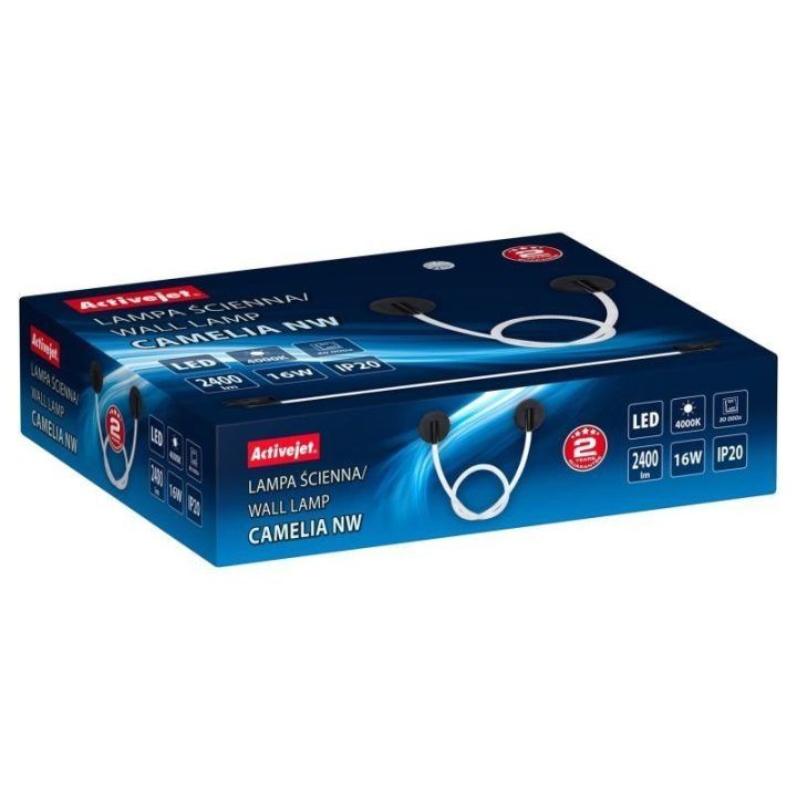 LED sieninis šviestuvas Activejet AJE-CAMELIA NW