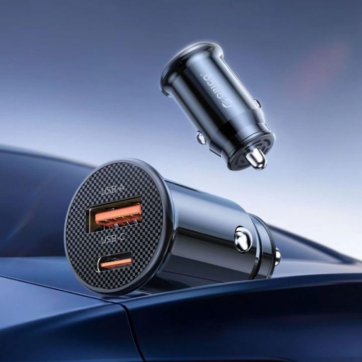 Automobilinis įkroviklis ORICO PowerMini 30W, juodas
