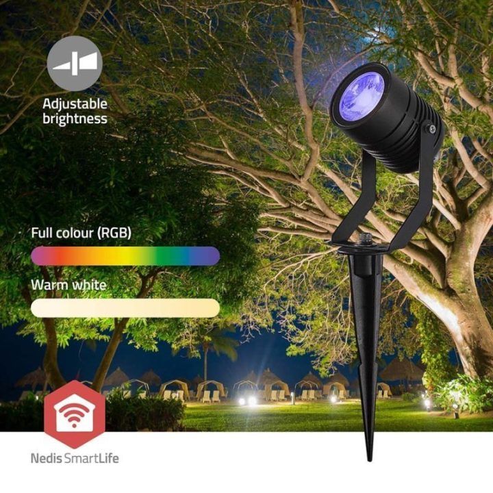 Lauko šviestuvas Nedis SmartLife RGB Zigbee 3.0, 3 vnt