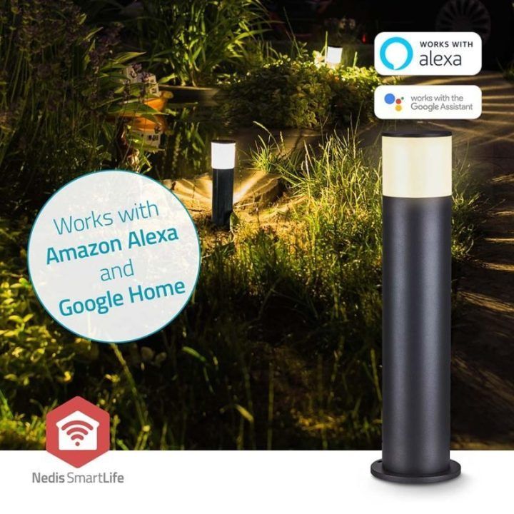 Lauko pastatomas šviestuvas Nedis SmartLife RGB Zigbee 3.0, 10 + 4 W
