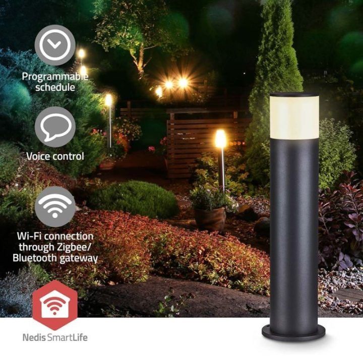 Lauko pastatomas šviestuvas Nedis SmartLife RGB Zigbee 3.0, 10 + 4 W