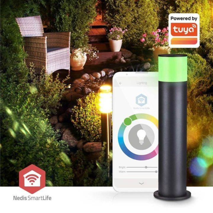 Lauko pastatomas šviestuvas Nedis SmartLife RGB Zigbee 3.0, 10 + 4 W