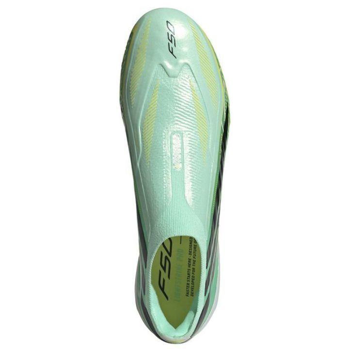 Futbolo bateliai adidas F50 Hyperfast Elite LL SG, žali