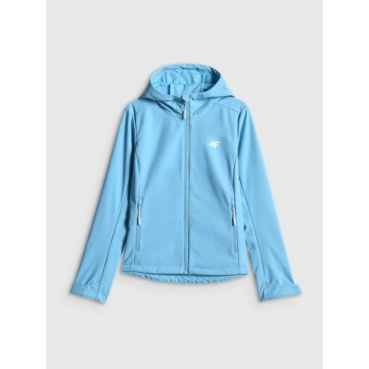 Moteriška softshell striukė 4F, mėlyna