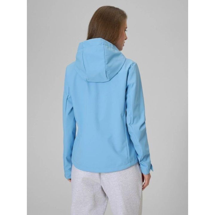 Moteriška softshell striukė 4F, mėlyna