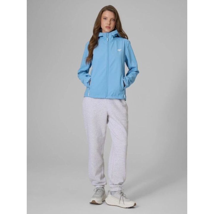 Moteriška softshell striukė 4F, mėlyna