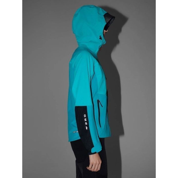 Moteriška softshell striukė 4F PRO su NeoDry membrana, juoda ir mėlyna