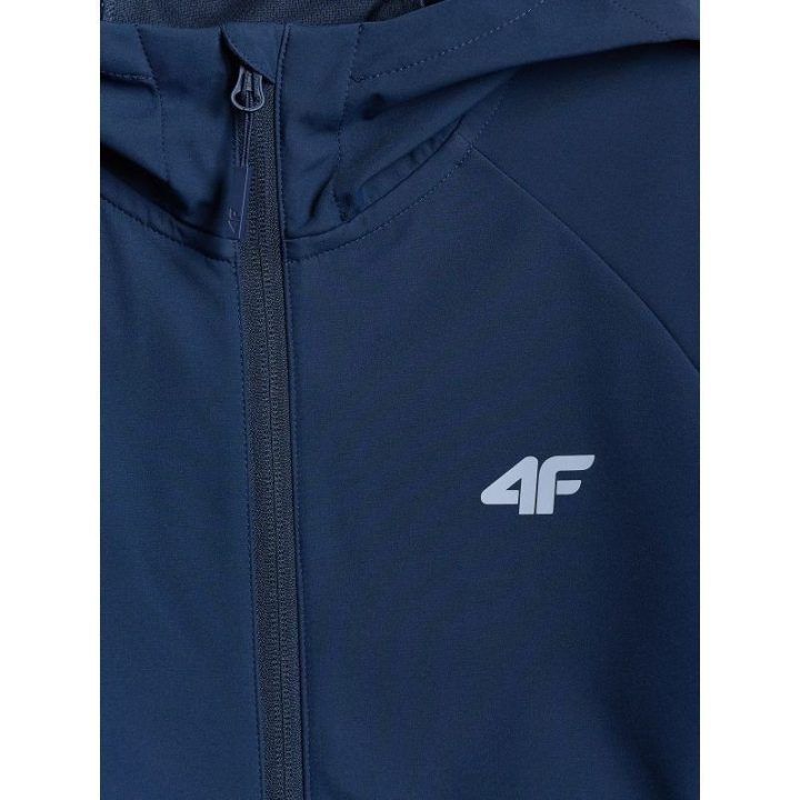 Moteriška softshell striukė 4F, tamsiai mėlyna