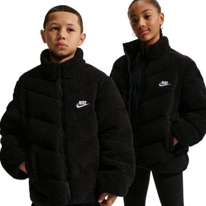 Vaikiška Nike Sportswear striukė, juoda