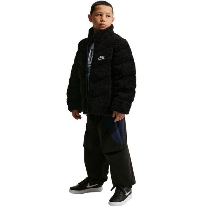 Vaikiška Nike Sportswear striukė, juoda