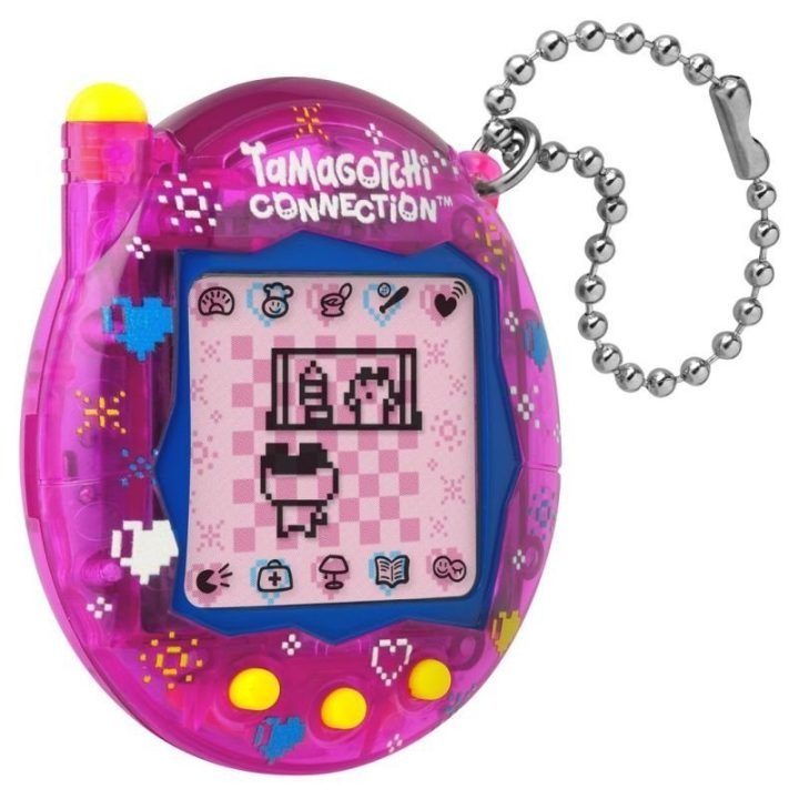 Tamagotchi Connection Pixel elektroninis žaidimas, rožinis