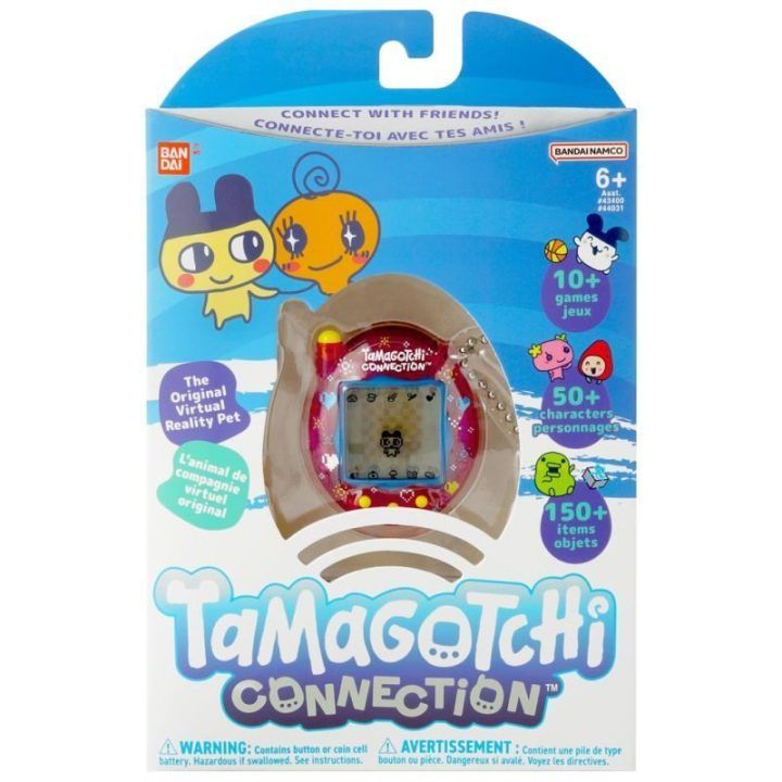 Tamagotchi Connection Pixel elektroninis žaidimas, rožinis