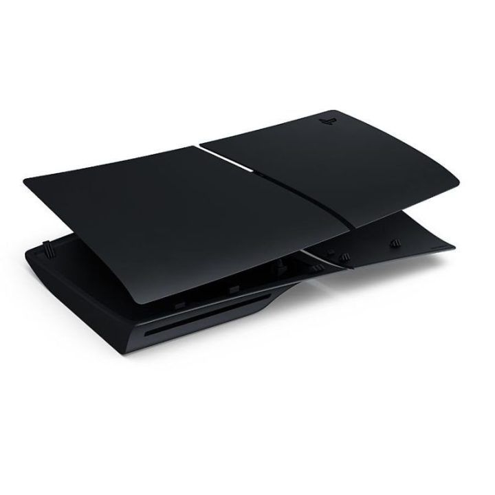 PS5 Slim šoninis skydelis, juodas